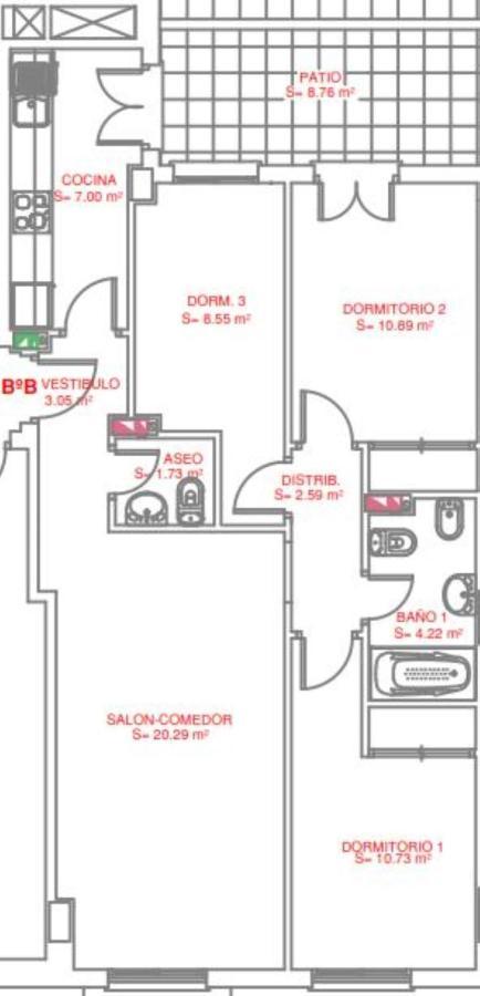 3Br Apartment With Parking And Patio In The Center By Rems مالقة المظهر الخارجي الصورة